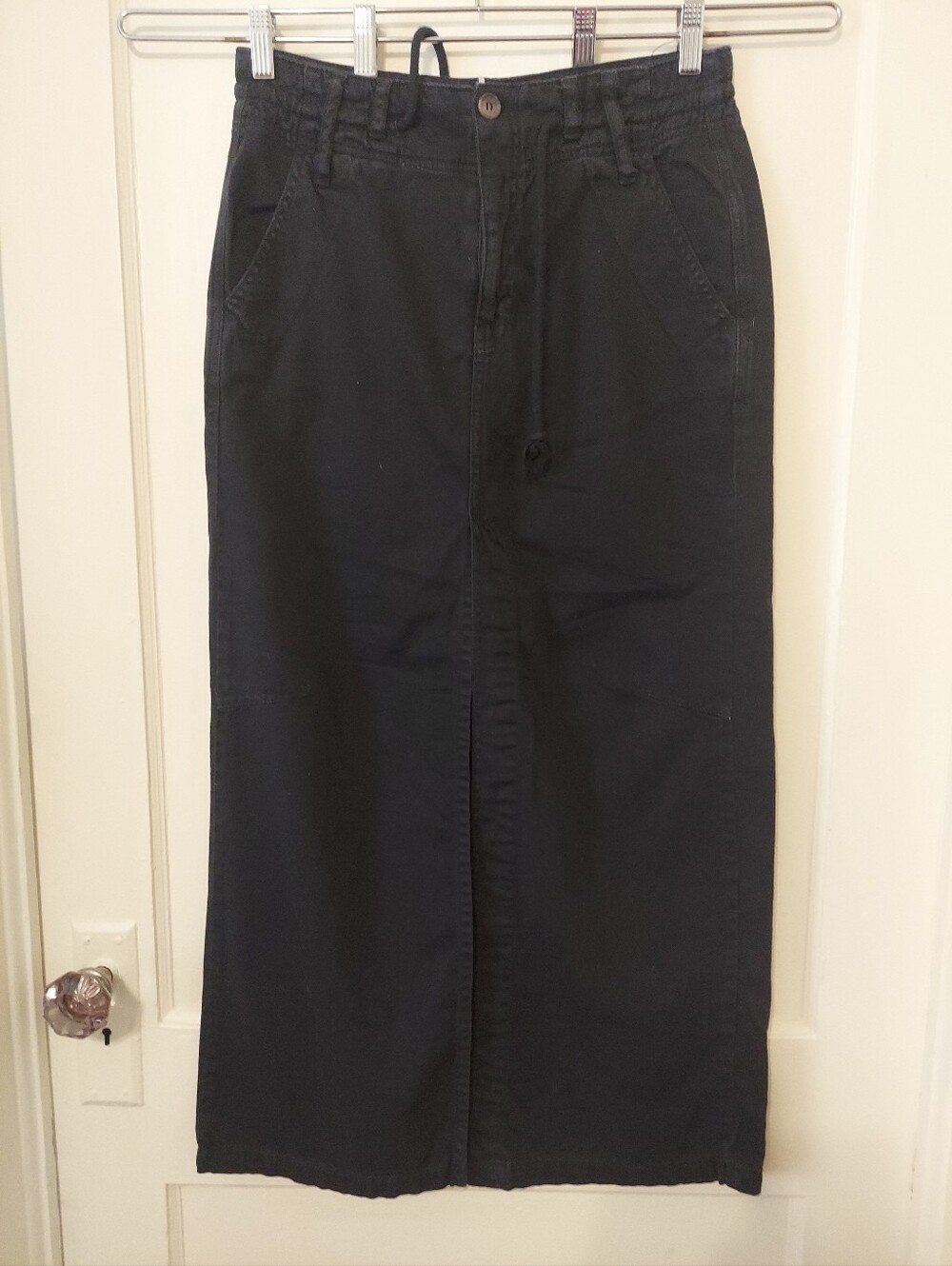 free people Maxi Skirt Womens 4 Black Pencil Whimsigoth boho